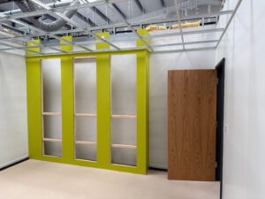 office wall installation